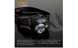 Фонарик светодиодный (LED) налобный VLF-H075C 550лм 5000K черный, VIDEX изображение 6