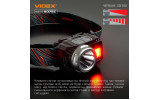 Фонарик светодиодный (LED) налобный VLF-H075C 550лм 5000K черный, VIDEX изображение 7