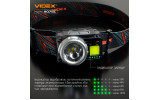 Фонарик светодиодный (LED) налобный VLF-H075C 550лм 5000K черный, VIDEX изображение 8