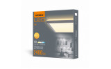 Світильник світлодіодний (LED) з декоративною підсвіткою квадратний DL3S 24Вт 4000K білий, VIDEX зображення 2 (упаковка)