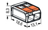 Габаритные размеры клеммы WAGO (ВАГО) 221-412 изображение