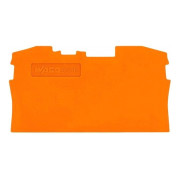 Пластина торцевая и промежуточная для 2-проводных клемм серии 2006 оранжевая, WAGO мини-фото