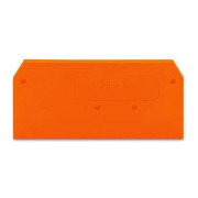 Пластина торцева і проміжна для 2-провідних клем серії 279 помаранчева, WAGO міні-фото