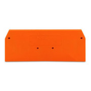 Пластина торцевая и промежуточная для 3-проводных клемм серии 279 оранжевая, WAGO мини-фото