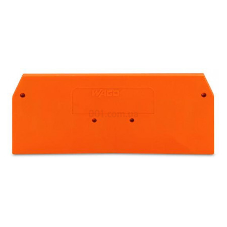 Пластина торцевая и промежуточная для 3-проводных клемм серии 279 оранжевая, WAGO (279-339) фото