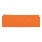 Пластина торцева і проміжна для 4-провідних клем серії 279 помаранчева, WAGO міні-фото