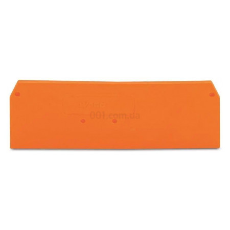 Пластина торцевая и промежуточная для 4-проводных клемм серии 279 оранжевая, WAGO (279-346) фото
