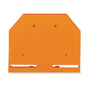 Пластина торцева і проміжна для 2-провідних клем з бічним підключенням серії 280 помаранчева, WAGO міні-фото
