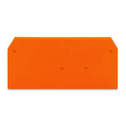 Пластина торцева і проміжна для 2-провідних клем серії 280 помаранчева, WAGO міні-фото