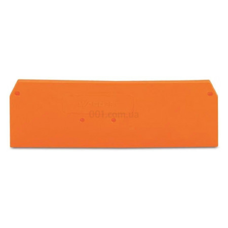 Пластина торцевая и промежуточная для 4-проводных клемм серии 280 оранжевая, WAGO (280-315) фото