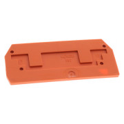 Пластина торцевая и промежуточная для 2-проводных клемм серии 282 оранжевая, WAGO мини-фото