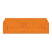 Пластина торцева і проміжна для 3-провідних клем серії 283 помаранчева, WAGO міні-фото