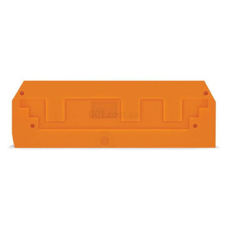 Пластина торцевая и промежуточная для 3-проводных клемм серии 283 оранжевая, WAGO (283-352) фото