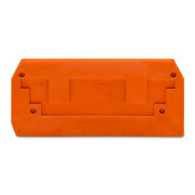 Пластина торцевая и промежуточная для 2-проводных клемм серии 284 оранжевая, WAGO мини-фото