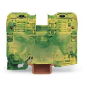 Клемма заземления винтовая наборная 2-проводная 35 мм² желто-зеленая, WAGO мини-фото