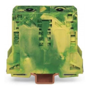Клемма заземления винтовая наборная 2-проводная 50 мм² желто-зеленая, WAGO мини-фото