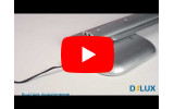 Світильник настільний світлодіодний 7Вт LED 3000K-4000K-6000K білий TF-130, Delux зображення 3 (відео)