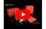 Коробка для наружного монтажа огнестойкая (E90) с керамическим клеммником 101×101×63,5 мм оранжевая IP66, KOPOS изображение 3 (видео)