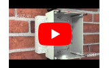 Коробка универсальная поликарбонатная с крышкой и тубусом для термоизолированных стен 170×210×330 мм, KOPOS изображение 3 (видео)