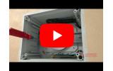 Коробка универсальная поликарбонатная с откидной крышкой для термоизолированных стен 170×210×86 мм, KOPOS изображение 3 (видео)